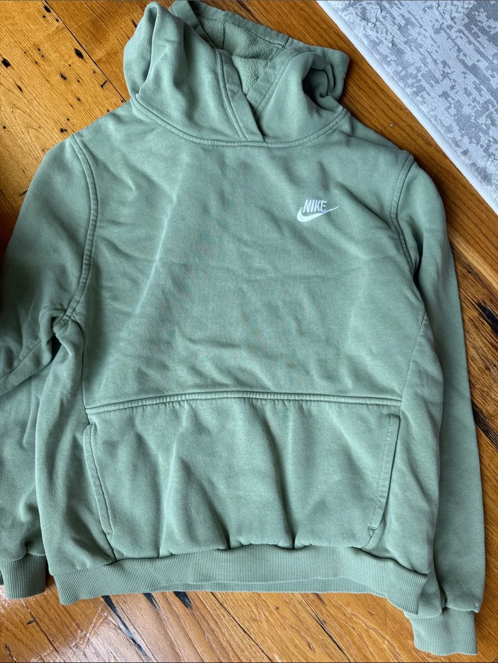 Nike Kids Hoodies in Olive Green and Berry
